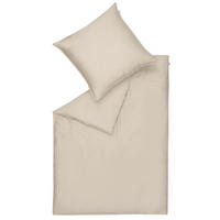 WENDEBETTWÄSCHE SW-PURE Satin 200/200 cm  - Sandfarben/Beige, Basics, Textil (200/200cm) - Schöner Wohnen