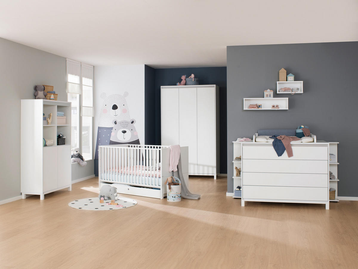 WANDREGAL 70/18,5/18,7 cm  - Weiss, Design, Holzwerkstoff (70/18,5/18,7cm) - Paidi