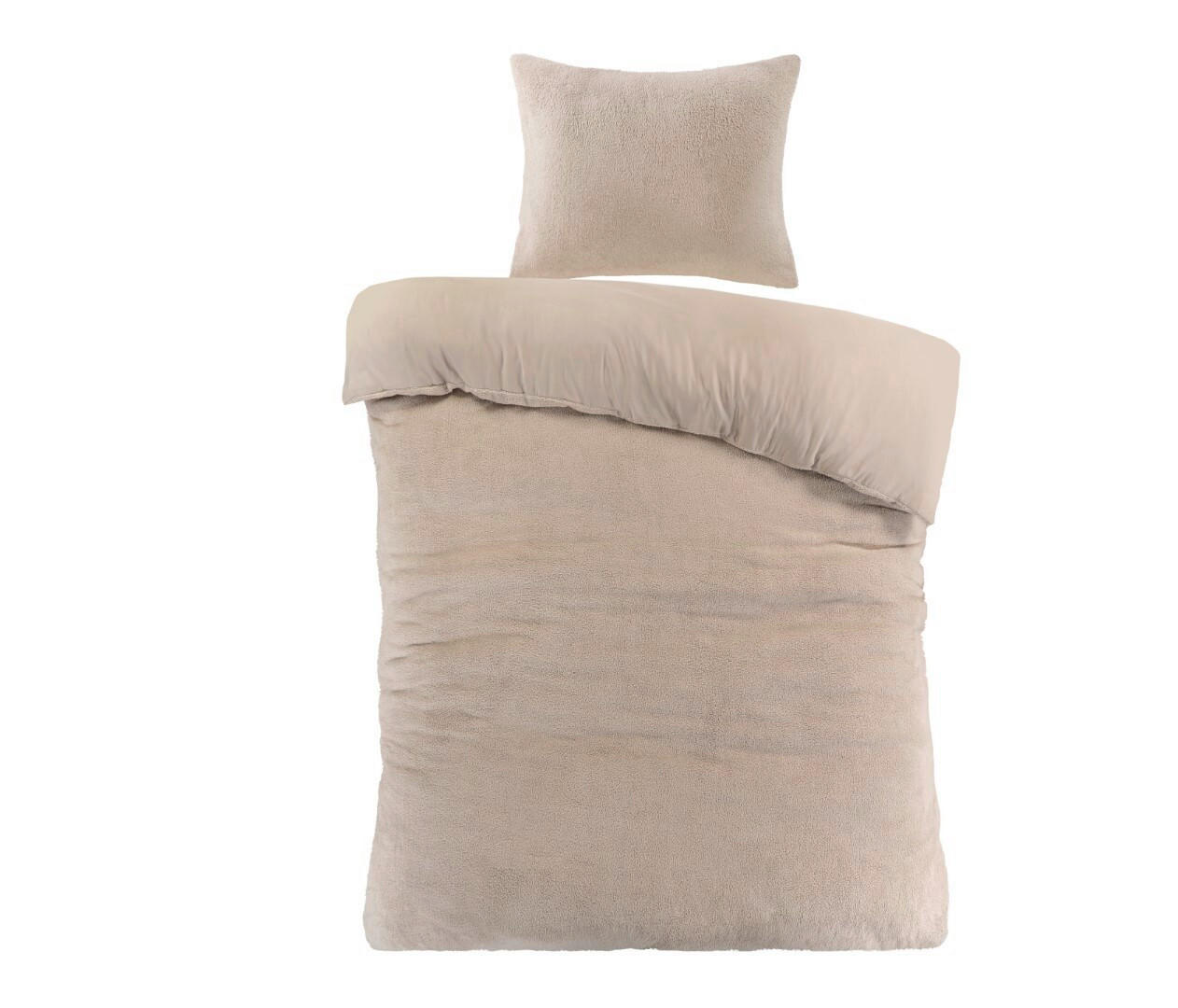 PÅSLAKANSET sammet, teddy tyg 150/210 cm  - sandfärgad, Basics, textil (150/210cm)