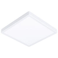 STROPNÍ LED SVÍTIDLO, 28,5/28,5/2,8 cm - bílá, Basics, kov/plast (28,5/28,5/2,8cm) - Xora