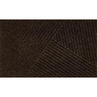 FUßMATTE 60/90 cm Dune Stripes dark brown  - Dunkelbraun, KONVENTIONELL, Kunststoff/Textil (60/90cm) - wash+dry