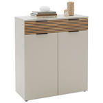 SCHUHSCHRANK 90/105/40 cm  - Kaschmir/Eichefarben, Design, Holzwerkstoff/Kunststoff (90/105/40cm) - Voleo