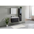 BADEZIMMER 3-teilig  in 90 cm  - Chromfarben/Weiß, Basics, Glas/Keramik (90cm) - Novel