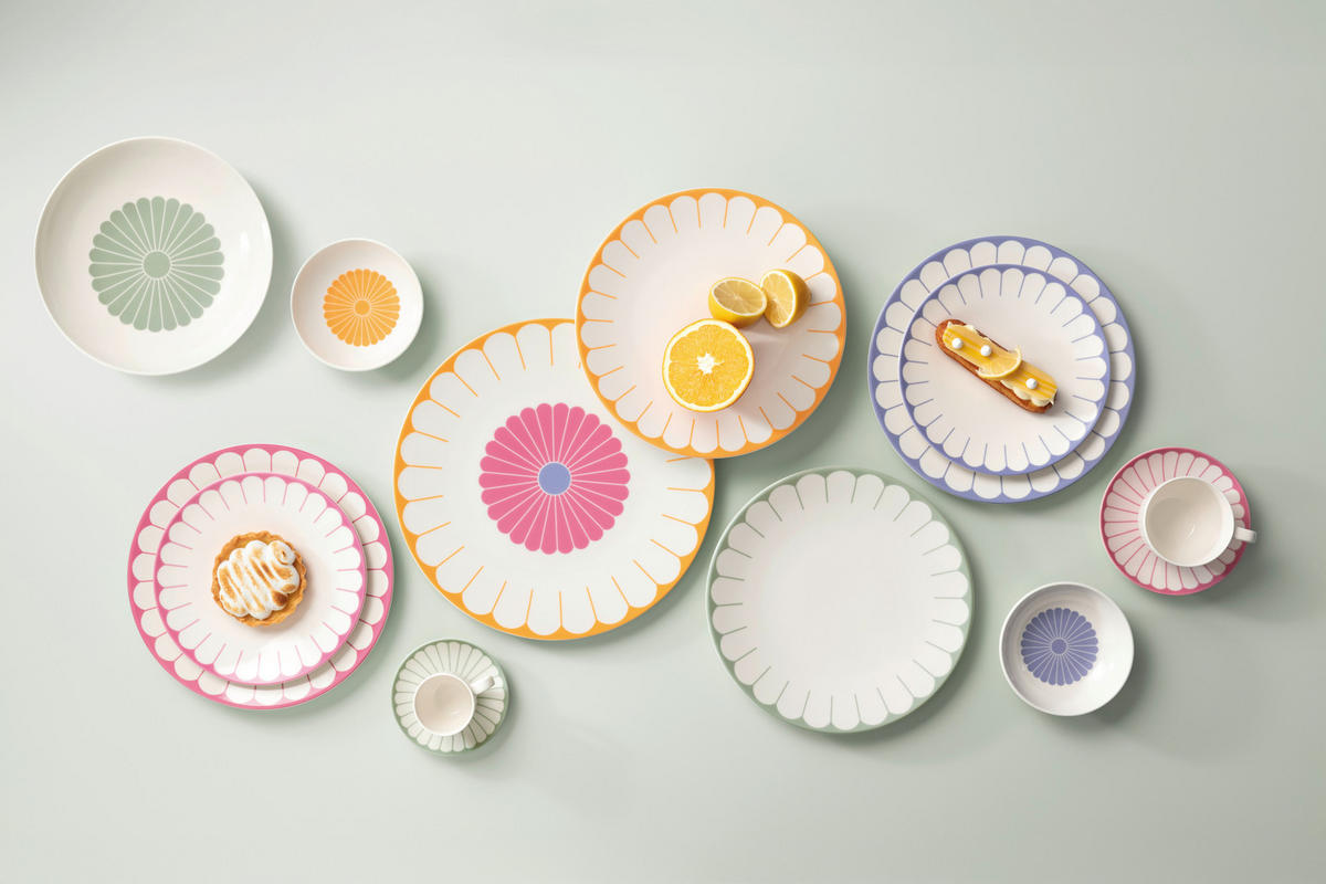 MÜSLISCHALE Fleur Soleil  - Dunkelgelb/Weiß, MODERN, Keramik (14/7cm) - Villeroy & Boch