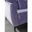 ECKSOFA Lila, Flieder Samt Zierkissen, Rückenkissen, Rücken echt  - Lila/Flieder, KONVENTIONELL, Holz/Textil (210/156cm) - Carryhome