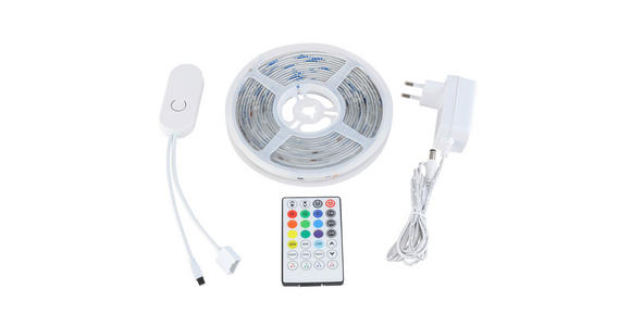 LED-STRIP 500 cm   - Weiß, Basics, Kunststoff (500cm) - Novel