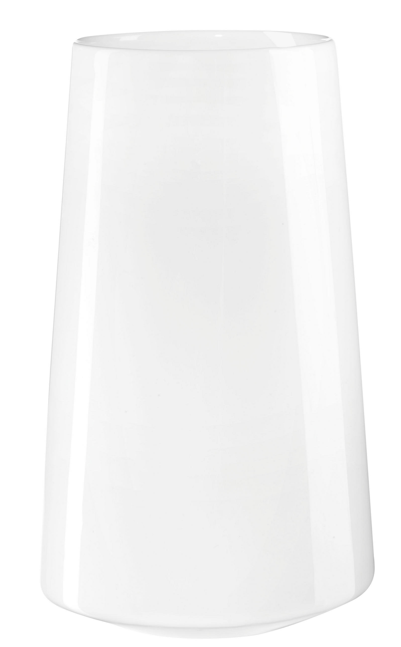 VASE Float 27,5 cm  - Weiß Hochglanz, KONVENTIONELL, Keramik (16/27.5cm) - ASA