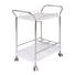SERVIERWAGEN Metall Weiß, Chromfarben - Chromfarben/Weiß, Design, Metall (76/43/84cm) SERVIERWAGEN Metall Weiß, Chromfarben - Chromfarben/Weiß, Design, Metall (76/43/84cm)