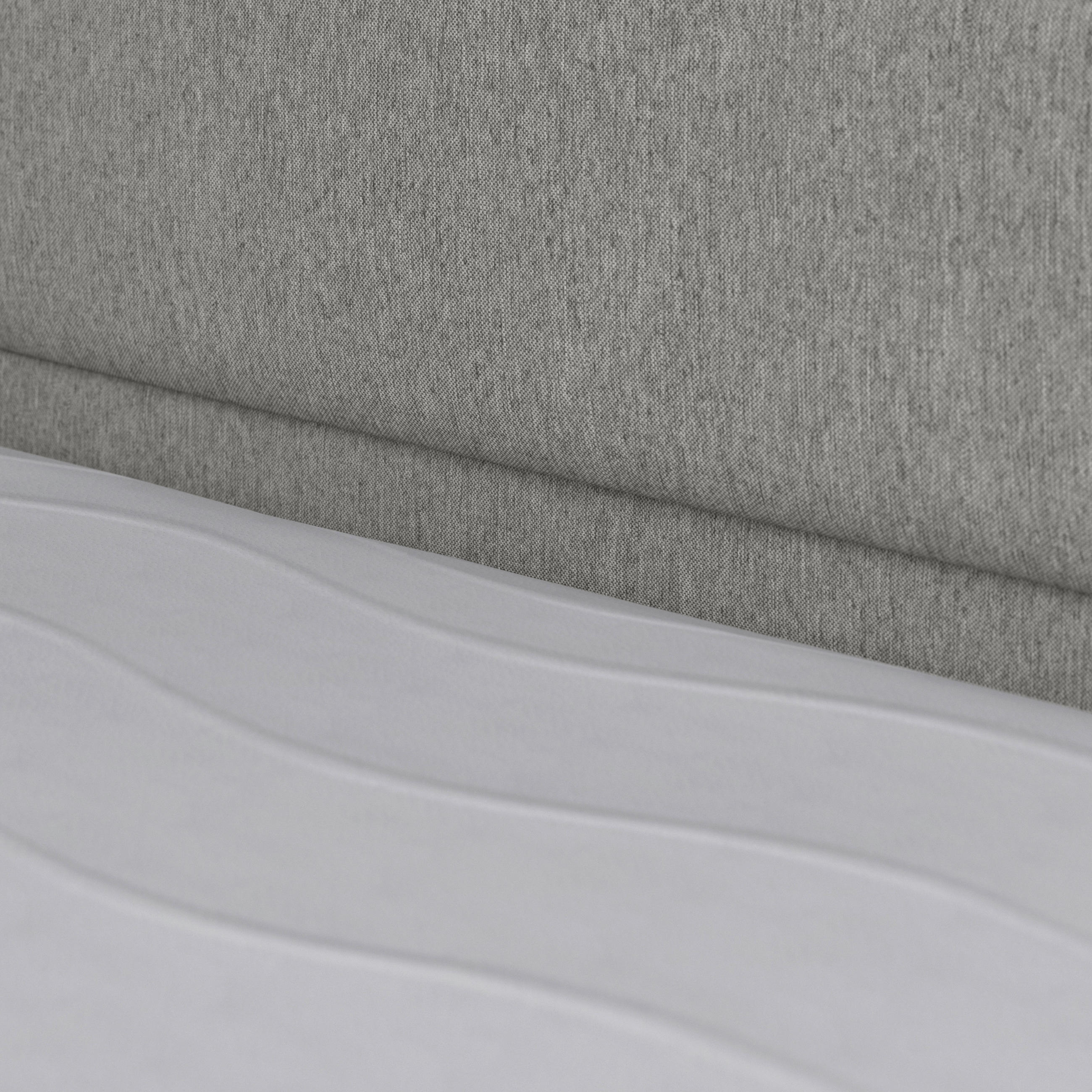 POSTELJA BOXSPRING 180 cm   x 200 cm  , kovina, umetna masa, tekstil, karton, leseni material srebrne barve  - srebrne barve/črna, Moderno, kovina/umetna masa (180/200cm) - MID.YOU