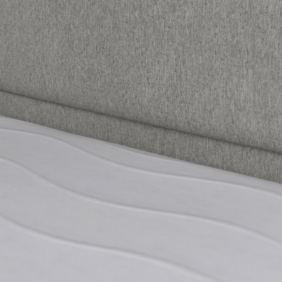 BOXSPRINGBETT 140/200 cm  in Silberfarben  - couleur argentée, Modern, textile/métal (140/200cm) - MID.YOU