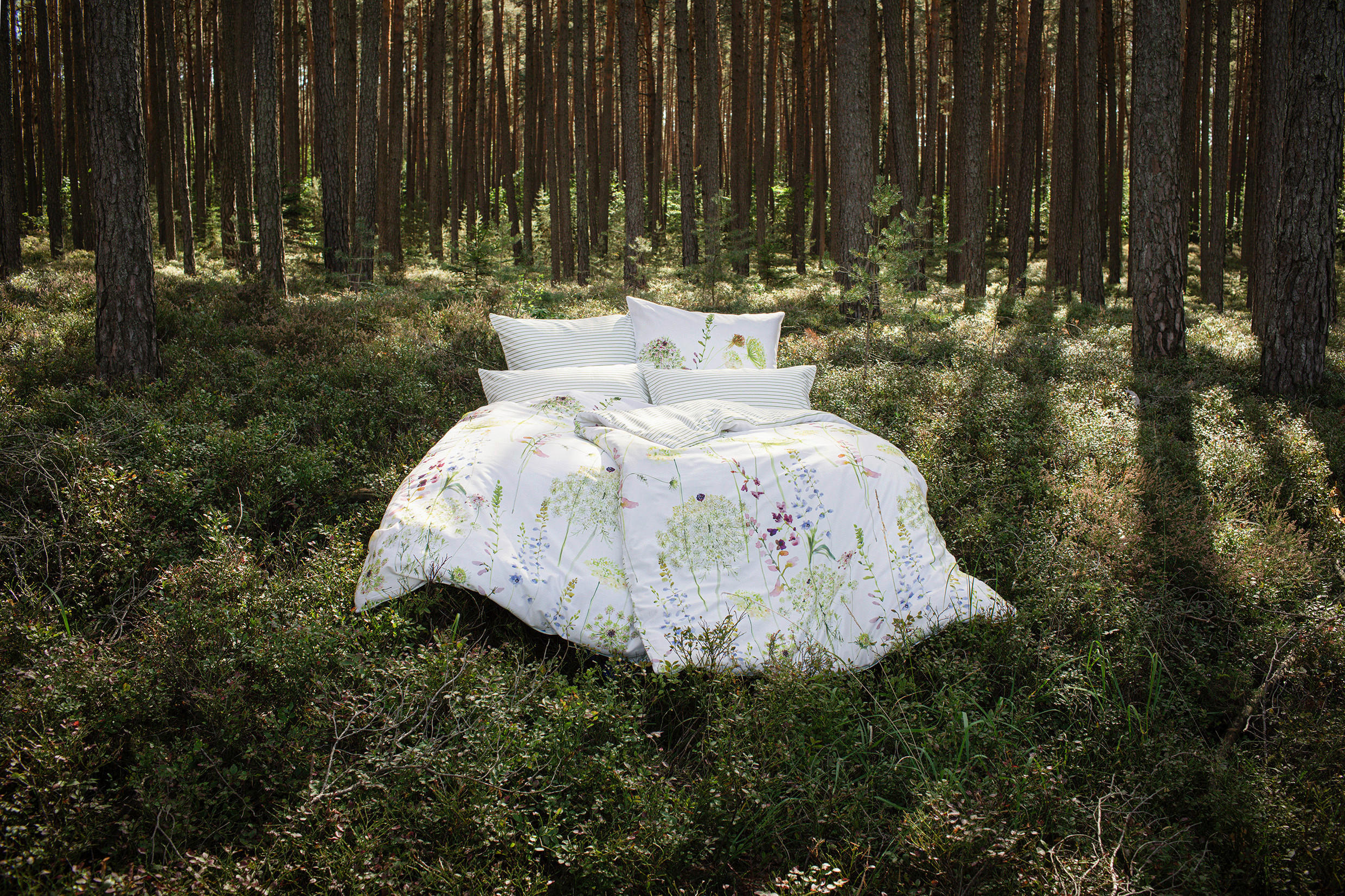 WENDEBETTWÄSCHE Isabella Makosatin 200/200 cm  - Grün, Design, Textil (200/200cm) - Estella