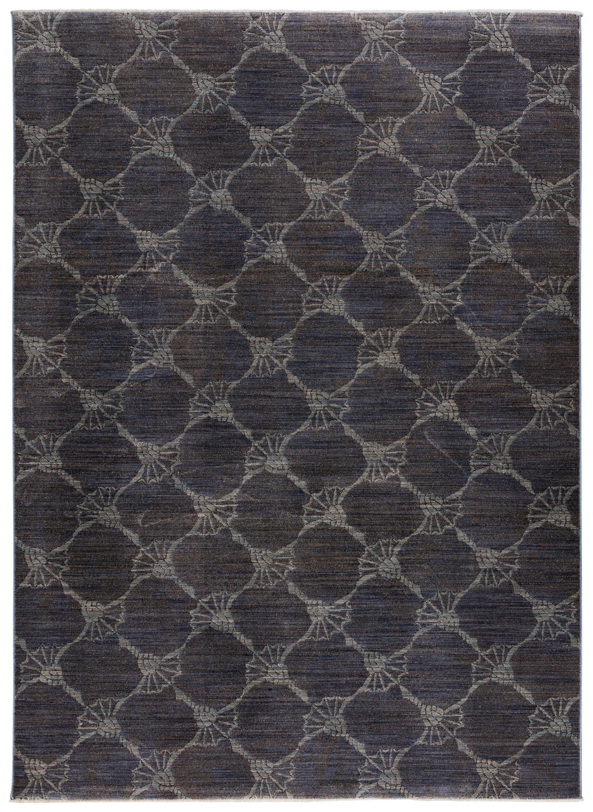 WEBTEPPICH 140/200 cm Cornflower Gleam Graublau  - Graublau, Design, Kunststoff/Textil (140/200cm) - Joop!
