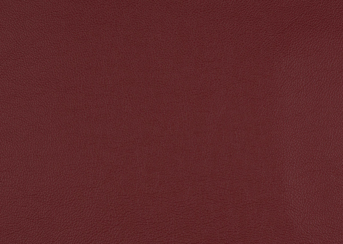 ECKSOFA in Echtleder Rot  - Rot/Schwarz, Design, Leder/Metall (176/334cm) - Dieter Knoll