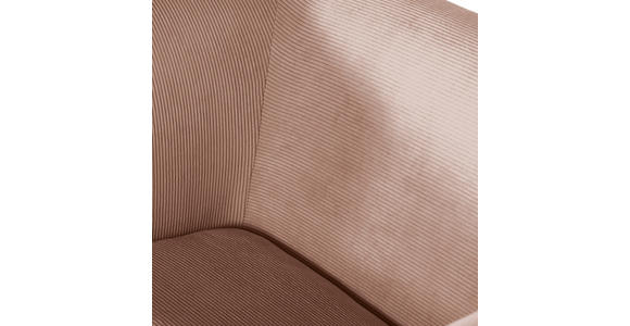 SESSEL in Cord Rosa  - Buchefarben/Rosa, Design, Holz/Textil (85/71/80cm) - Hom`in