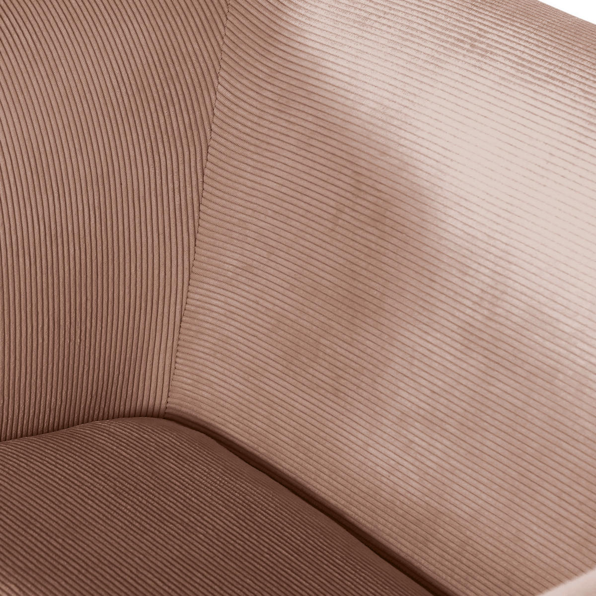 SESSEL Cord Rosa    - Buchefarben/Rosa, Design, Holz/Textil (85/71/80cm) - Hom`in