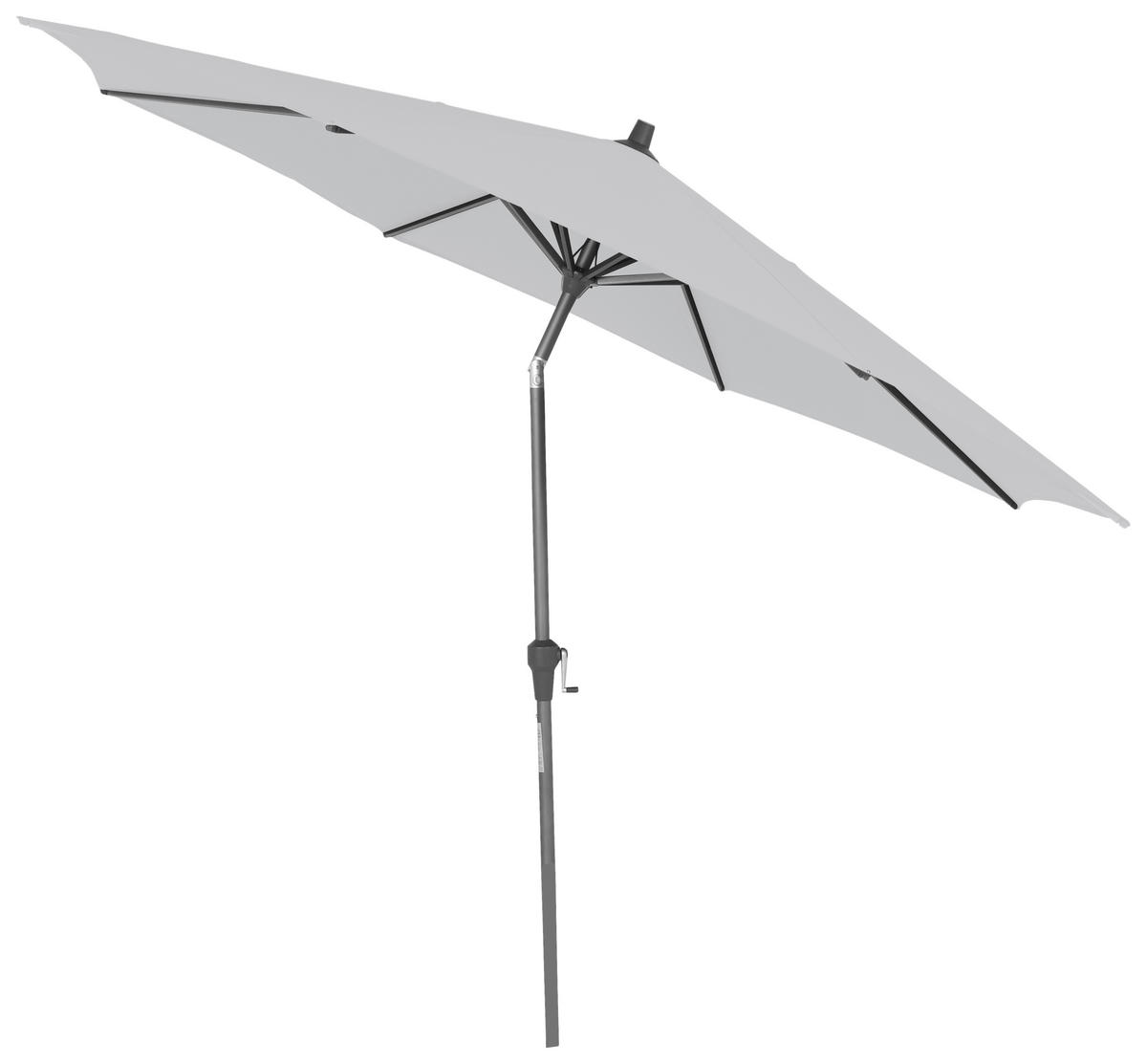 SONNENSCHIRM  300/300 cm  - Anthrazit/Grau, KONVENTIONELL, Textil/Metall (300/300cm) - Siena Garden