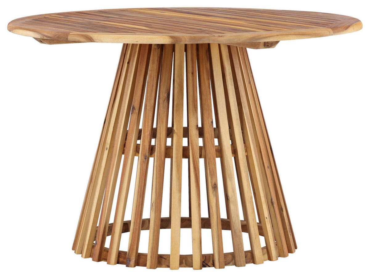 GARTENTISCH 120/120/75 cm  - Akaziefarben, KONVENTIONELL, Holz (120/120/75cm) - Gardenson