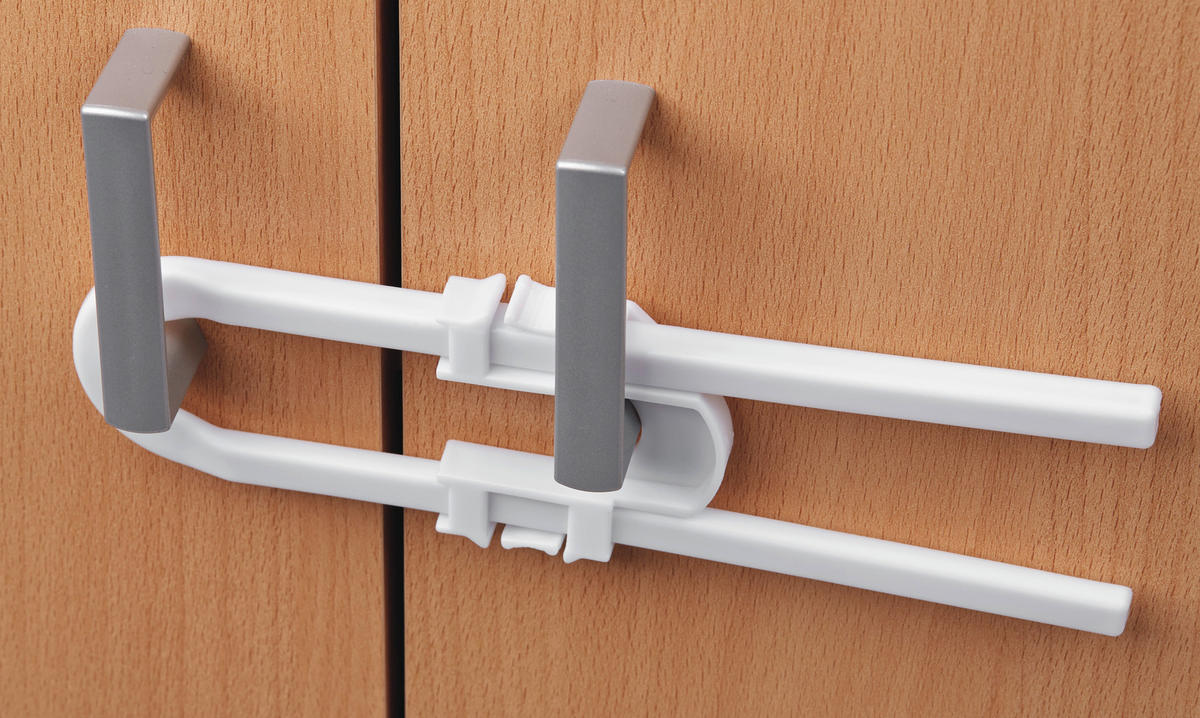 DETSKÁ POISTKA NA SKRINE - biela, Basics, plast (28.2/9.8cm) - My Baby Lou