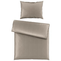 ÁGYNEMŰHUZAT-GARNITÚRA 140/200 cm  - taupe, Konventionell, textil (140/200cm) - Novel