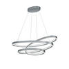 LED FÜGGŐLÁMPA 115/50/150 cm  - nikkel, Design, fém (115/50/150cm) - Cinque