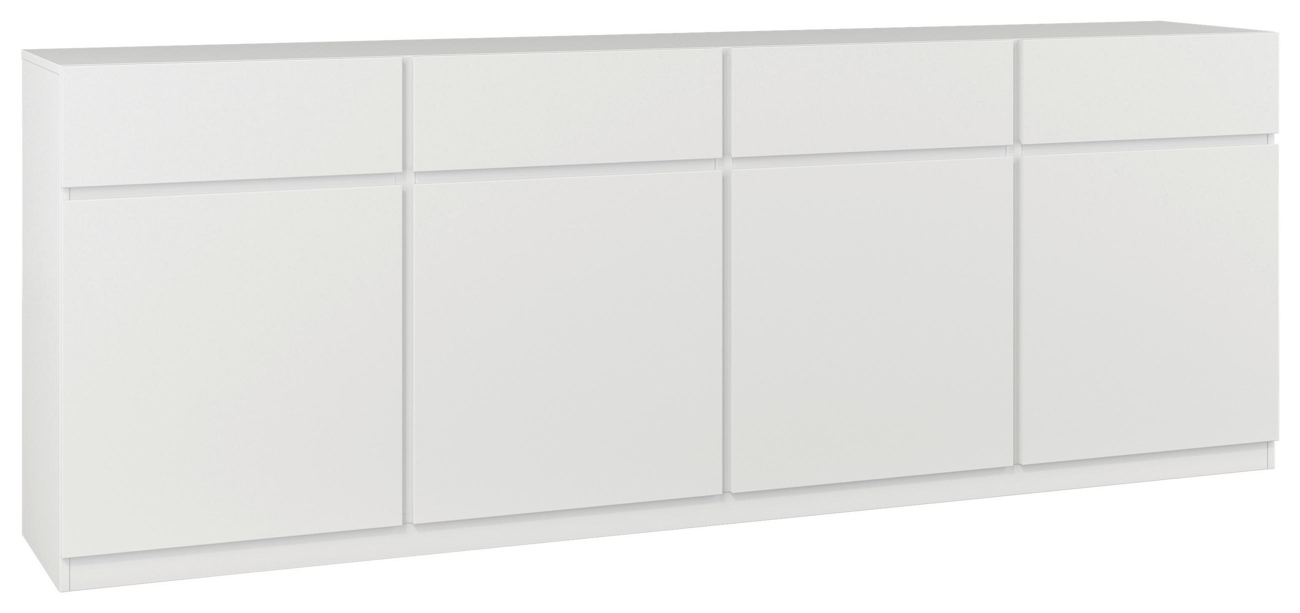 Mid.you Sideboard Bern Weiß 224.8x82.4x40 cm