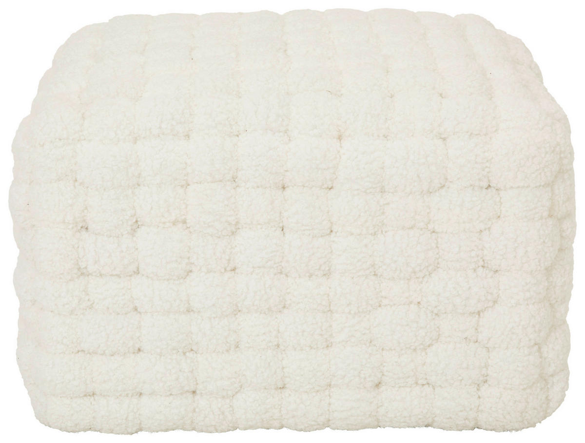 TABURE, tekstil krem barve  - krem barve, Trend, tekstil (68/40/62cm) - Xora