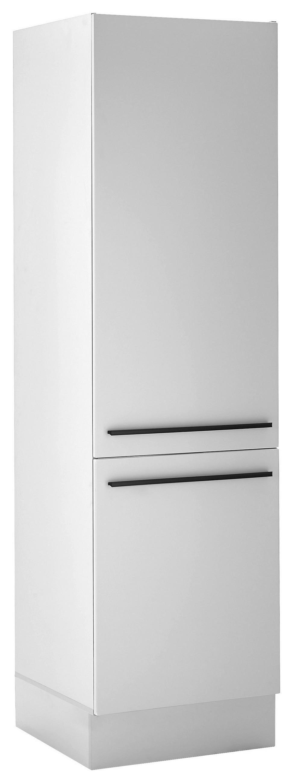 GERÄTEUMBAUSCHRANK 60/211/57 cm  in Weiß  - Schwarz/Weiß, Design, Holzwerkstoff/Kunststoff (60/211/57cm) - MID.YOU