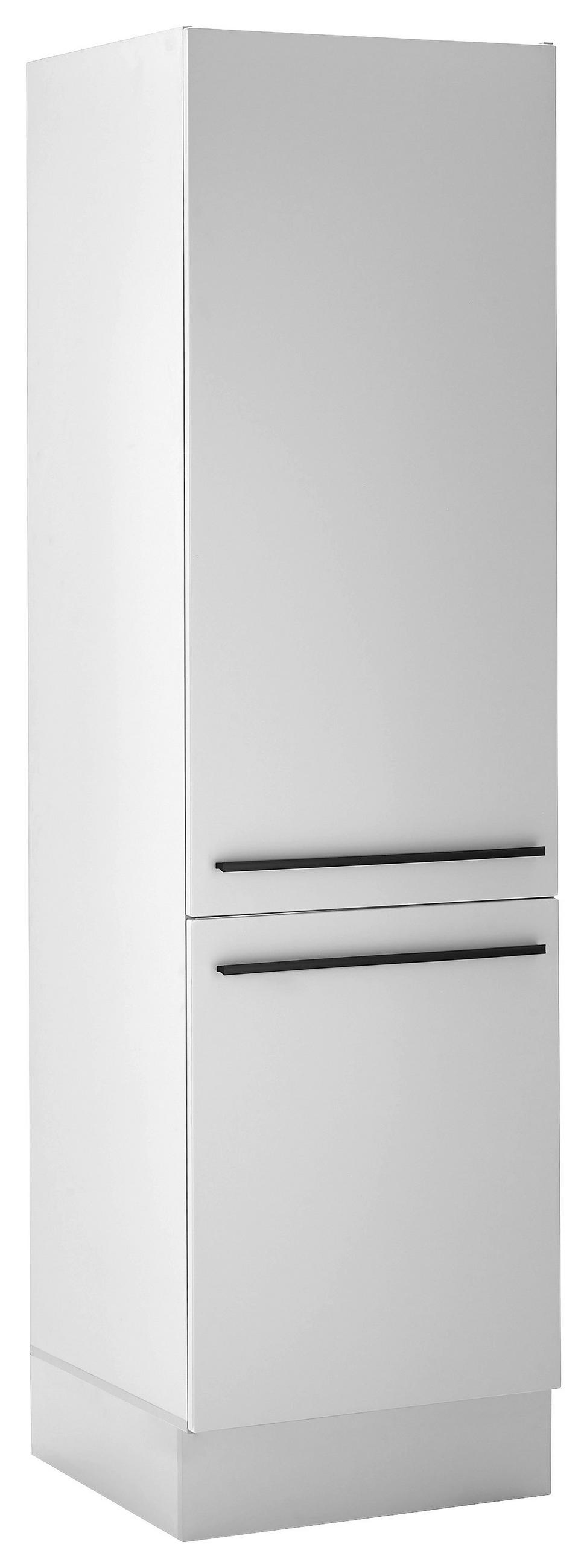 GERÄTEUMBAUSCHRANK 60/211/57 cm  in Weiß  - Schwarz/Weiß, Design, Holzwerkstoff/Kunststoff (60/211/57cm) - MID.YOU