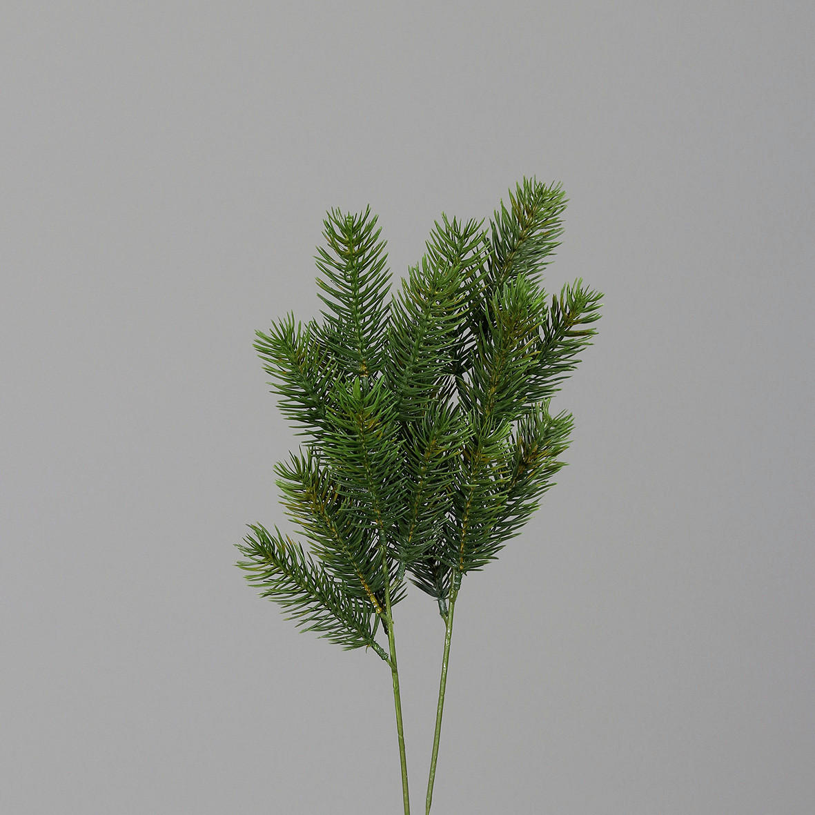 Ramură Xmassale - maro/verde, Lifestyle, plastic (38cm)