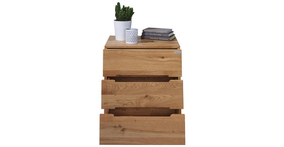 NACHTKÄSTCHEN in massiv Wildeiche Eichefarben - Eichefarben, Natur, Holz (50/60/40cm) - Valnatura