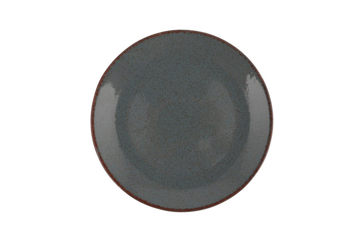 KOMBISERVICE Blau 18-teilig 6 Personen  - Blau, Basics, Keramik (25/25/3cm) - P & B