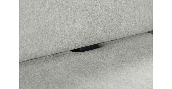 ECKBANK 235/165 cm Webstoff Schwarz, Hellgrau Buche massiv - Hellgrau/Schwarz, Basics, Holz/Textil (235/165cm) - Carryhome