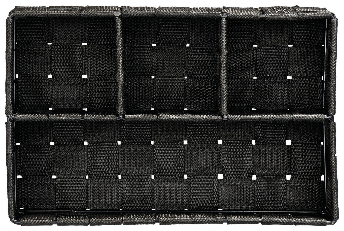 RENDSZEREZŐ  - fekete, Basics, műanyag (26/6,5/17cm) - Wenko