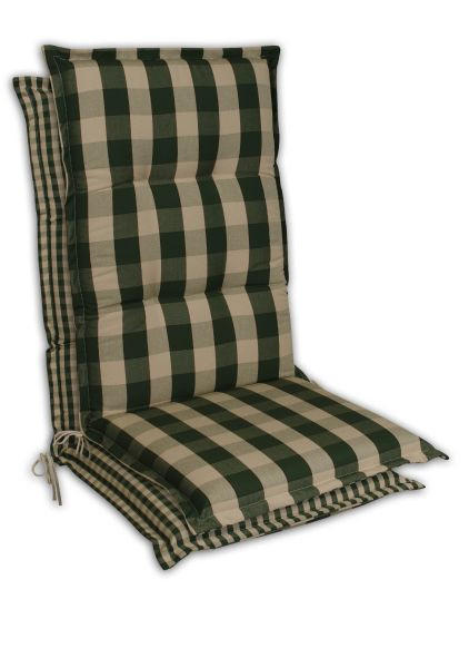 SESSELAUFLAGE in  - Beige/Grün, LIFESTYLE, Textil (50/9/120cm)
