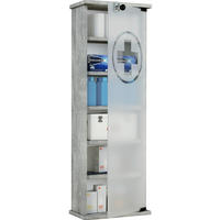 MEDIZINSCHRANK 31/92/18 cm  - Grau, Basics, Glas/Holzwerkstoff (31/92/18cm) - MID.YOU