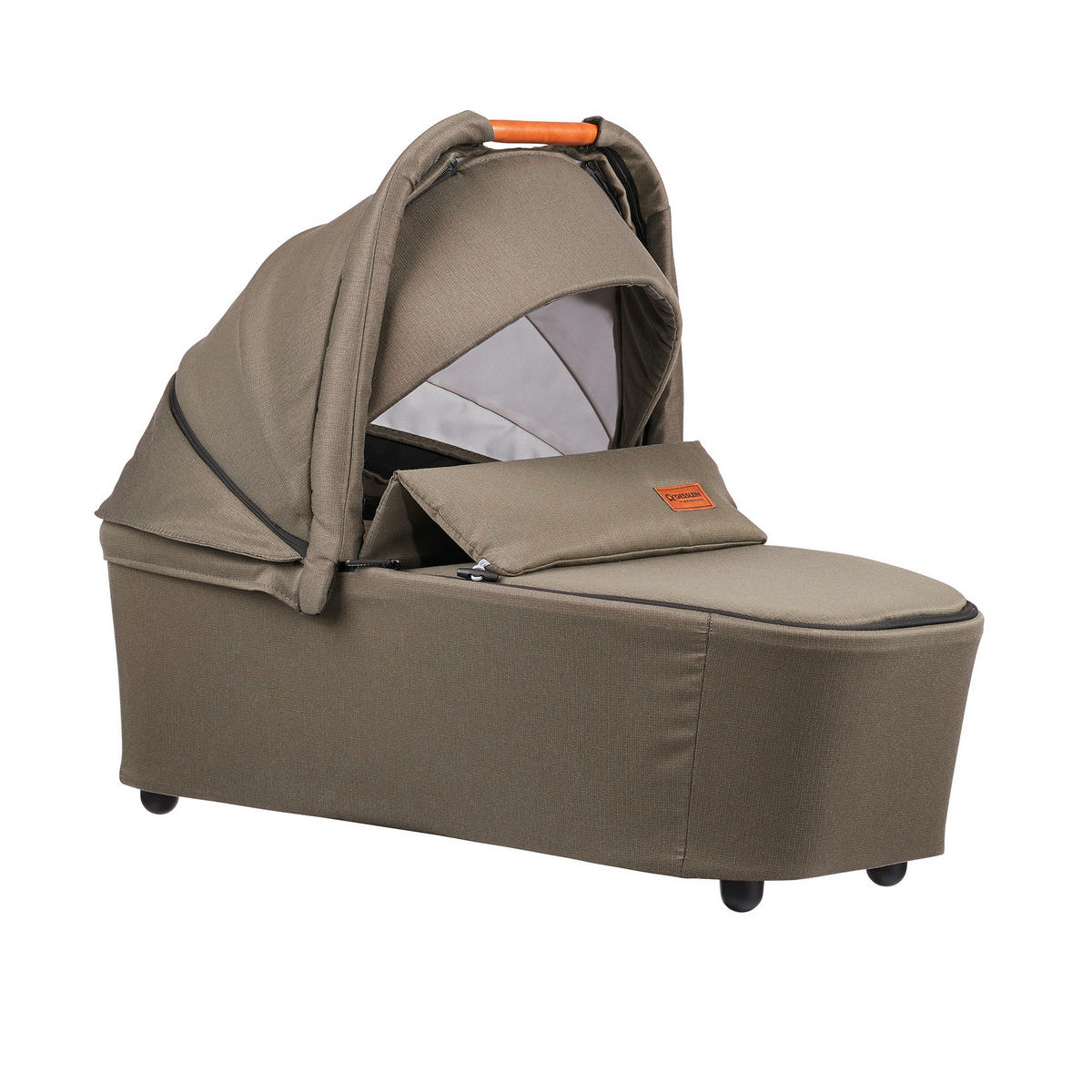 KINDERWAGENSET FX4 Classic  - Cognac/Schwarz, Basics, Textil/Metall (57/129/100cm) - Gesslein