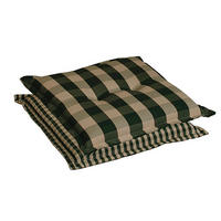 SITZKISSEN  - Beige/Grün, LIFESTYLE, Textil (50/9/50cm)