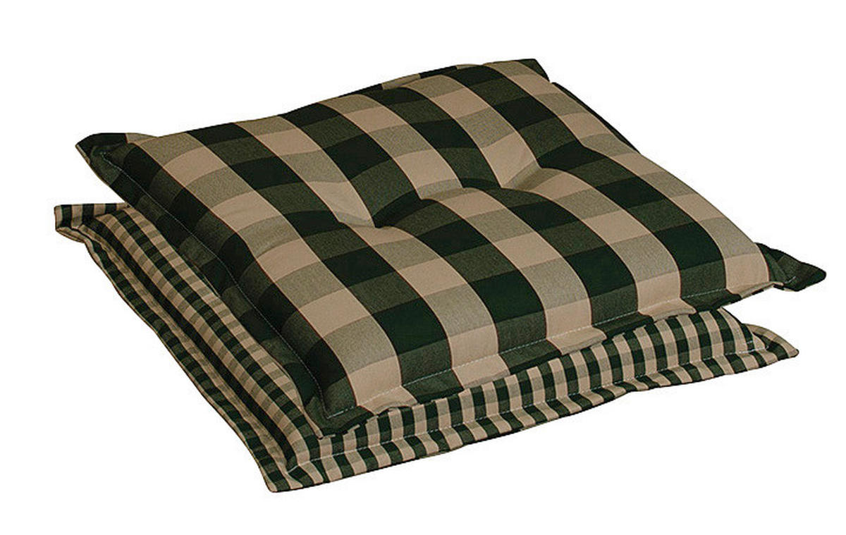 SITZKISSEN  - Beige/Grün, LIFESTYLE, Textil (50/9/50cm)