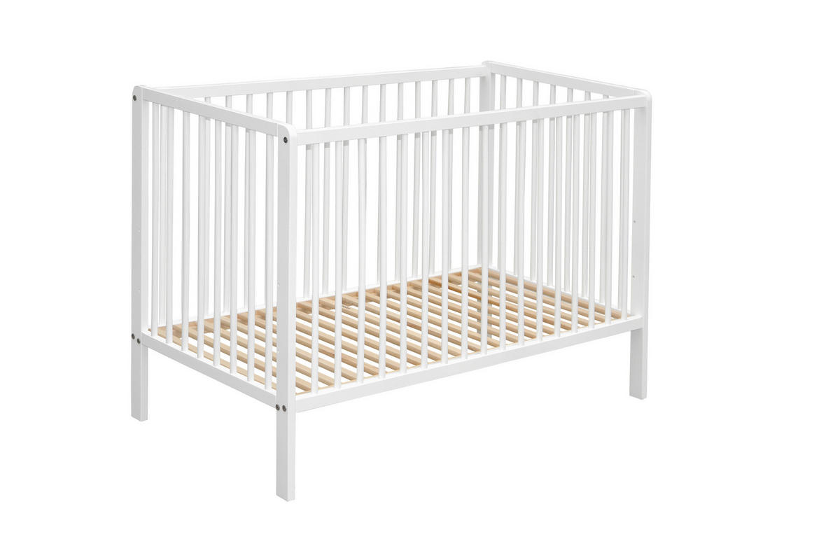 DĚTSKÁ POSTÝLKA  60 cmx120 cm - Basics, dřevo (125/65/87cm) - My Baby Lou