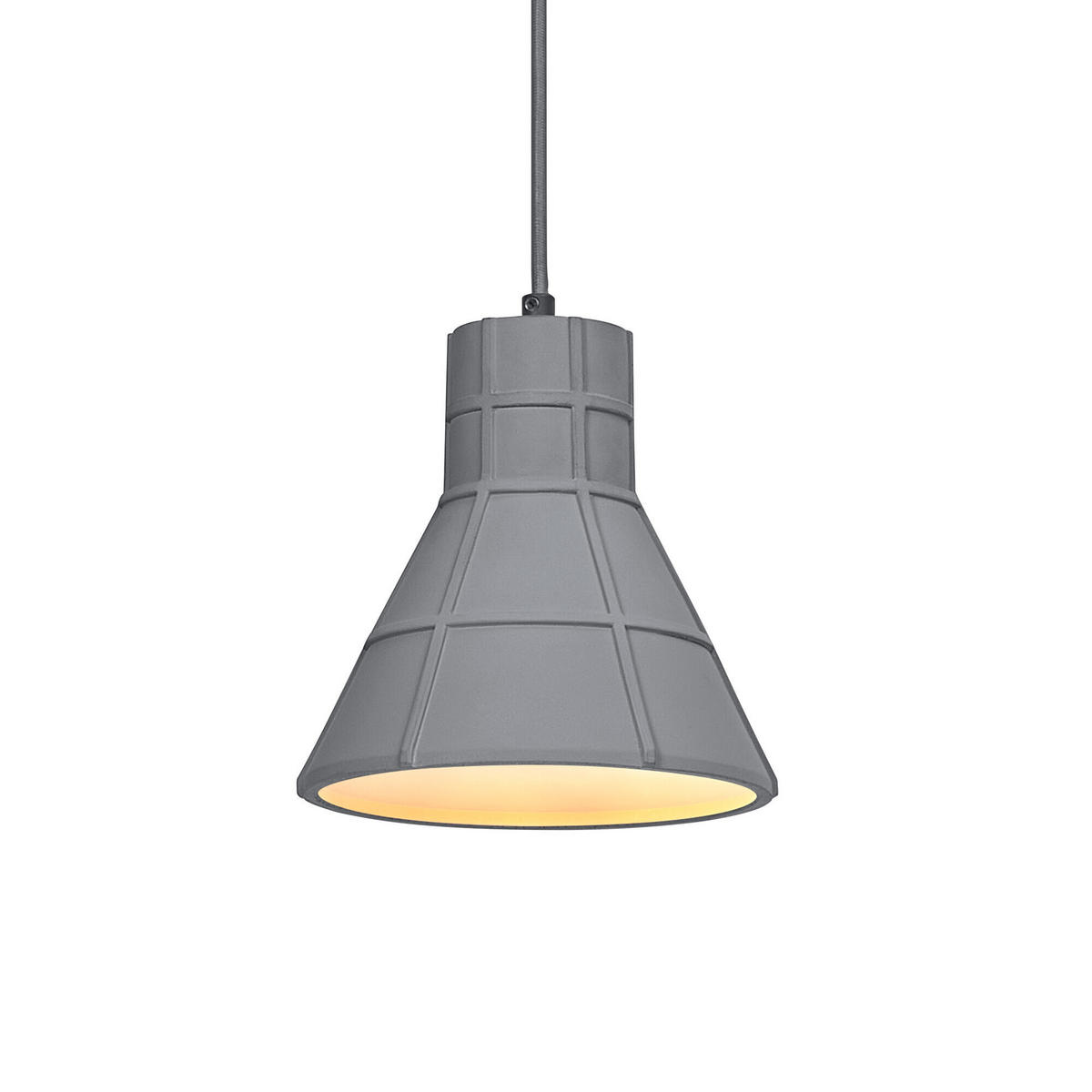 PENDELLEUCHTE 125/20 cm   - Dunkelgrau, Natur, Stein/Metall (125/20cm) - Ledvance