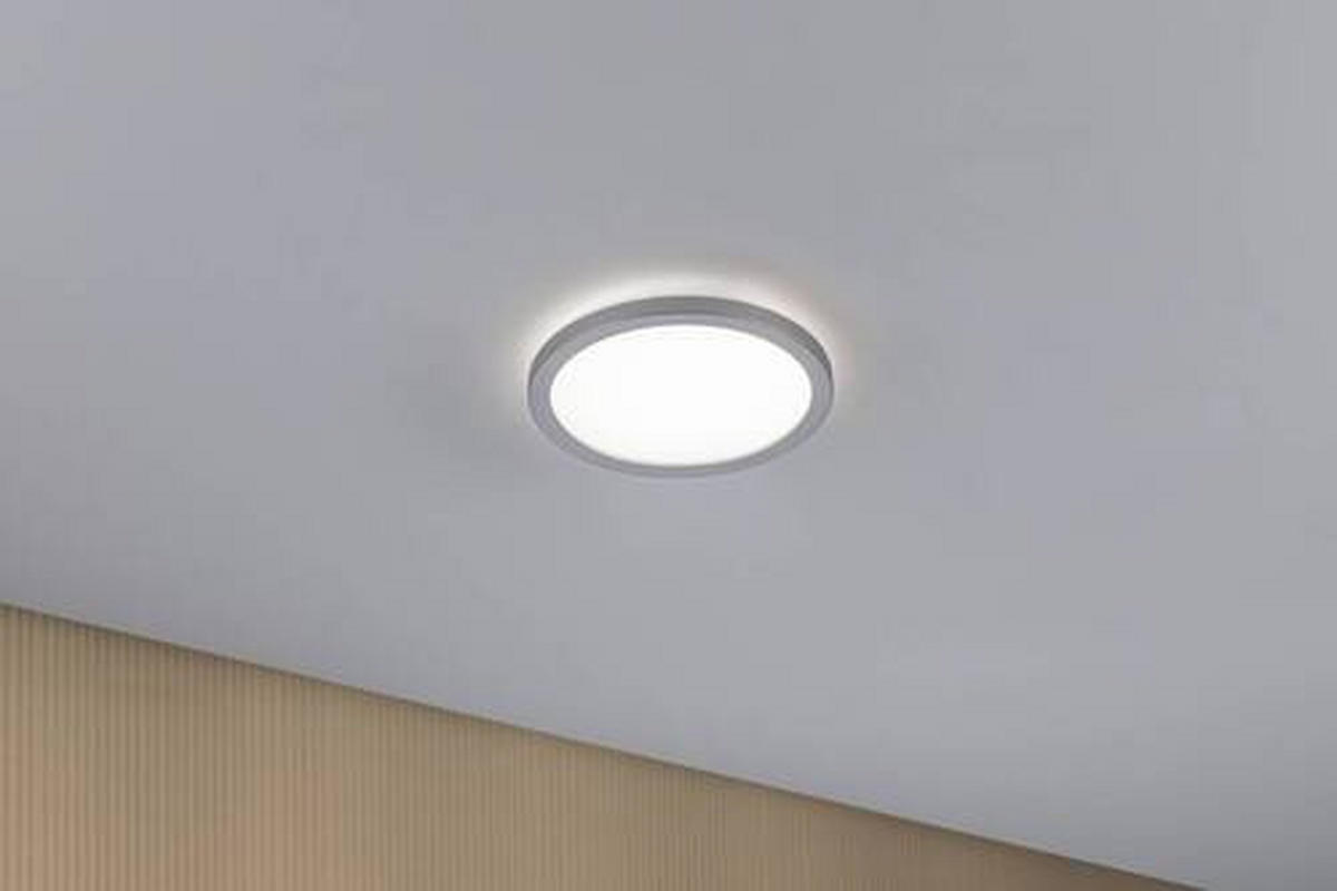 LED-PANEEL 19/2,8 cm   - Chromfarben, Basics, Kunststoff (19/2,8cm) - Paulmann