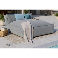 LOUNGESOFA 146/80/175 cm  - Grau, MODERN, Textil (146/80/175cm) - Ambia Garden