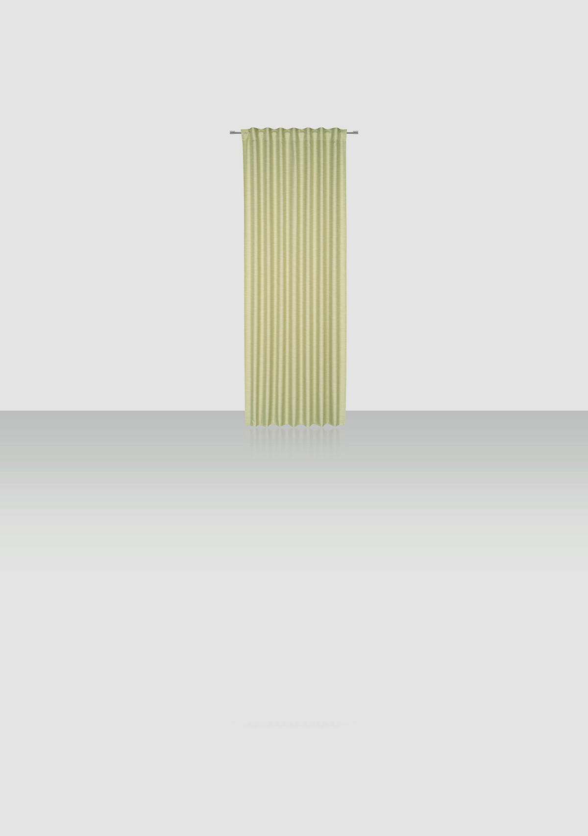 HOTOVÝ ZÁVĚS, neprůsvitné, 140/255 cm - limetková, Basics, textil (140/255cm) - Novel