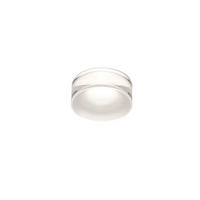 LED-EINBAUSPOT Ska 8/9,6 cm  - Weiß, Design, Glas/Metall (8/9,6cm) - Helestra