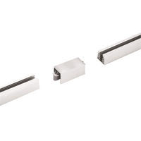 SCHIENENSYSTEM-VERBINDER m6 HV Track 4 5,6/2,5/2,5 cm   - Nickelfarben, Basics, Metall (5,6/2,5/2,5cm) - Fischer & Honsel