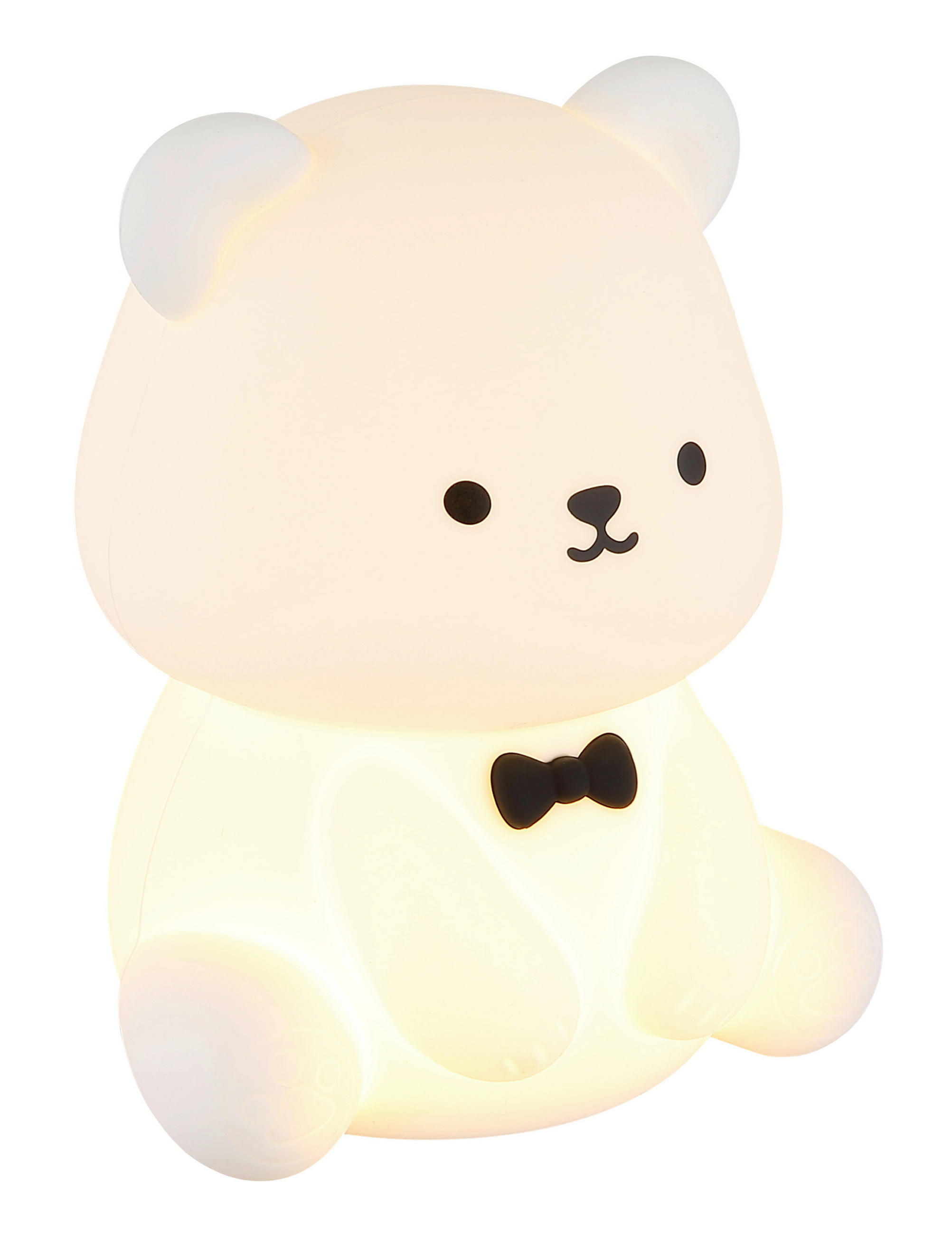 LED SVJETILJKA STOLNA TEDDY  - bijela/crna, Design, plastika (10,3/9,9/12,9cm)