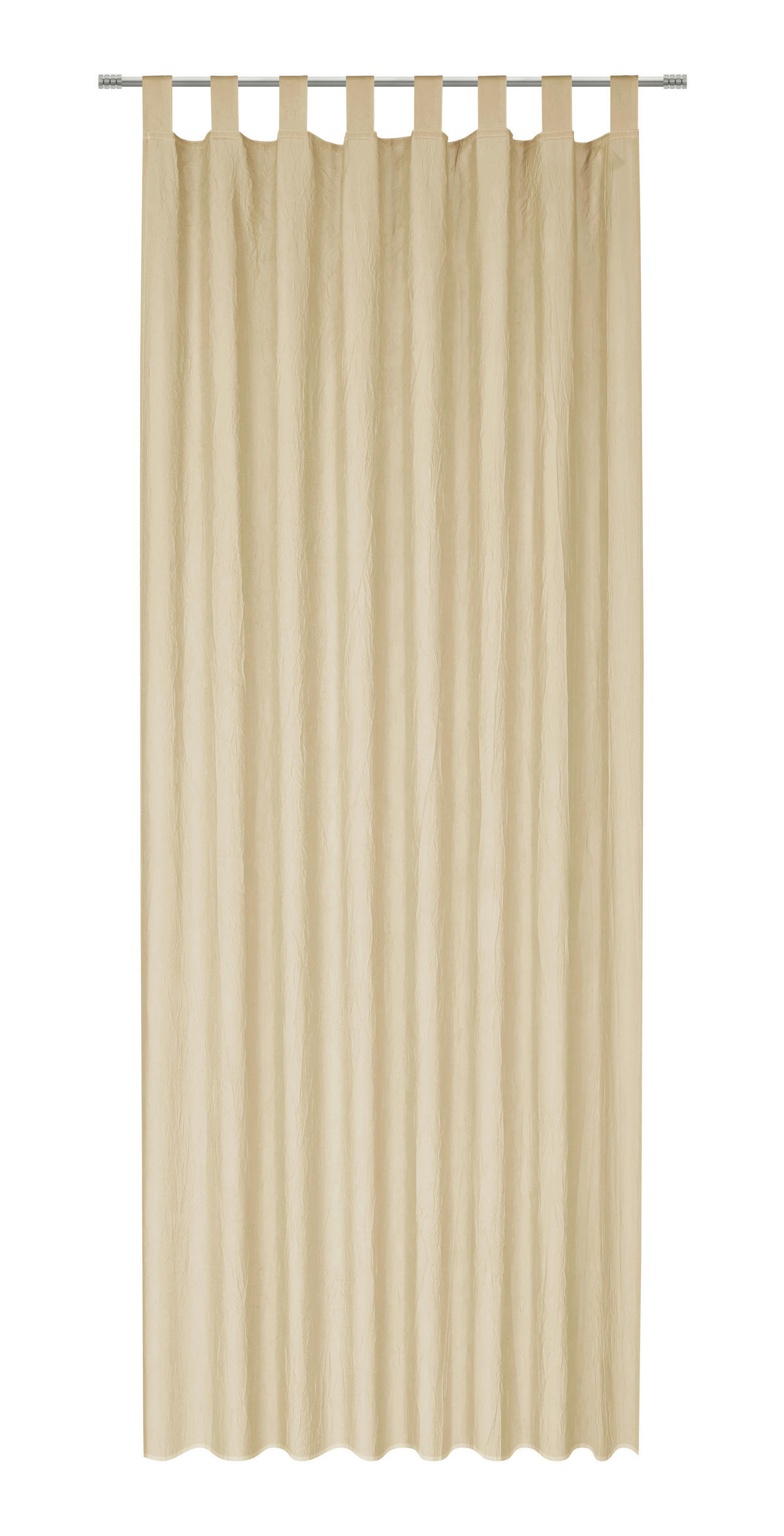 ZAVJESA S OMČAMA prirodne boje  135/245 cm  - prirodne boje, Design, tekstil (135/245cm) - Boxxx