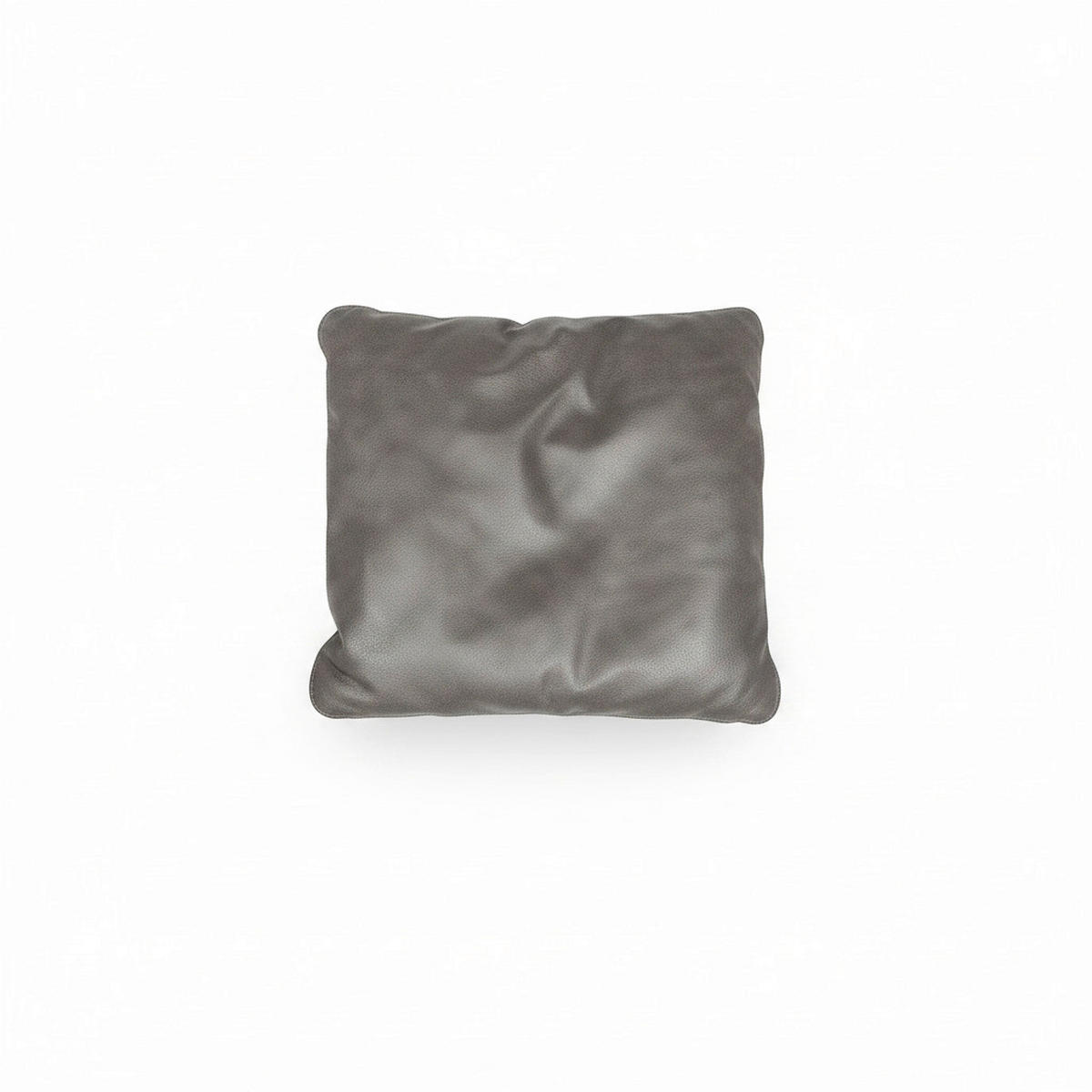 ZIERKISSEN  - Anthrazit, Design, Leder (71/64/15cm) - Livetastic