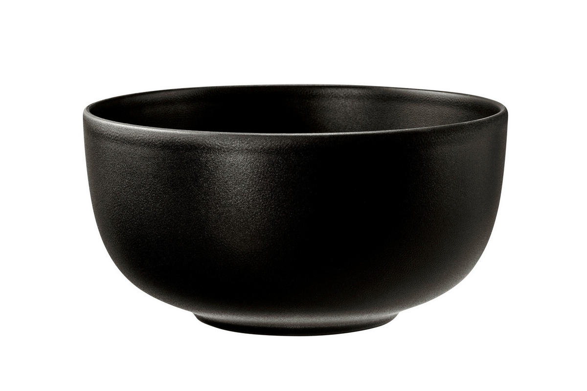 SCHALE Liberty velvet black 17,5 cm  - Schwarz, Basics, Keramik (17,5cm) - Seltmann Weiden