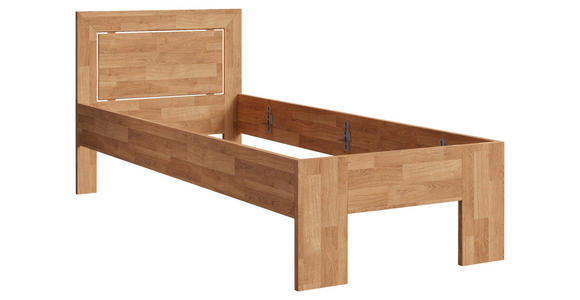 BETT 90/200 cm  in Eichefarben  - Eichefarben, Natur, Holz (90/200cm) - Linea Natura